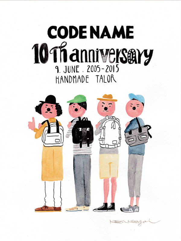 CODENAME 10周年DMイラスト画像